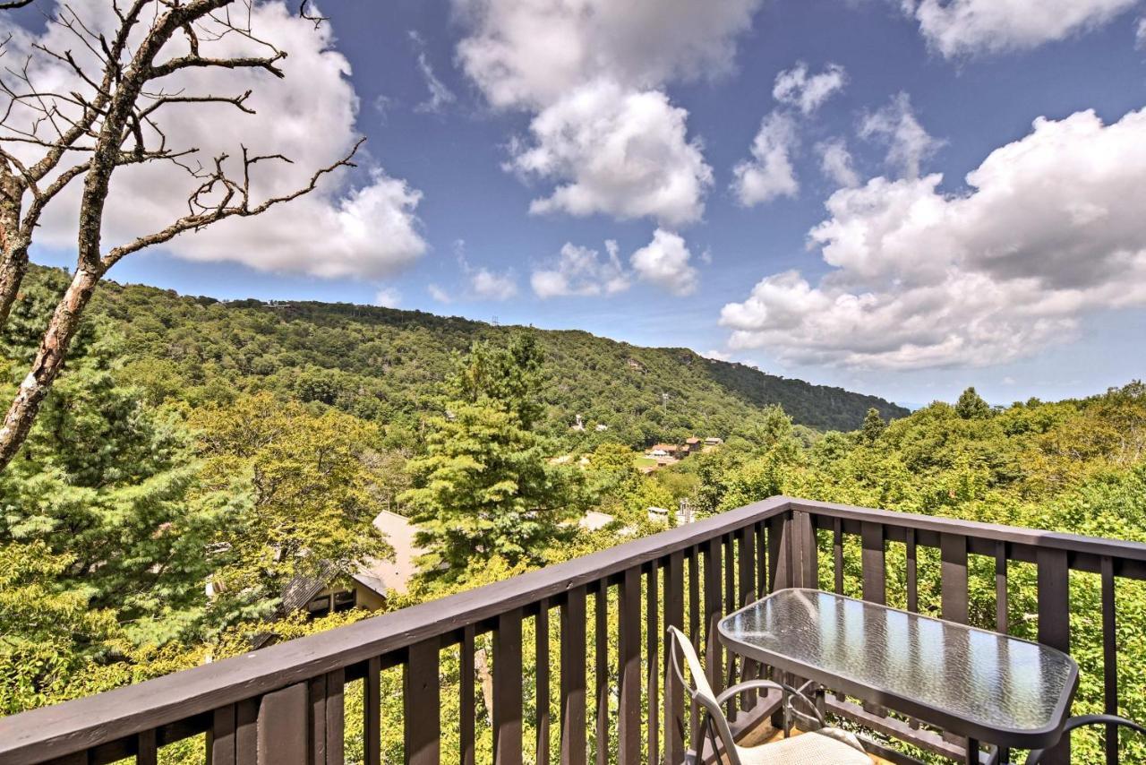 Beech Mountain Condo With Balcony, Walk To Resort! Екстер'єр фото